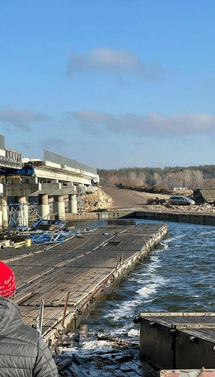 La represa forma parte de una ruta clave para el abastecimiento de Vovchansk y otras zonas estratégicas