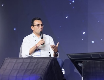 Héctor David Chaparro, representante a la Cámara por el Partido Liberal, explicó su proyecto de ley en el 10 Congreso de Fedetranscarga - crédito hectordchaparro/Instagram