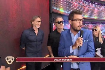 Gareca, Ruggeri y Tinelli en