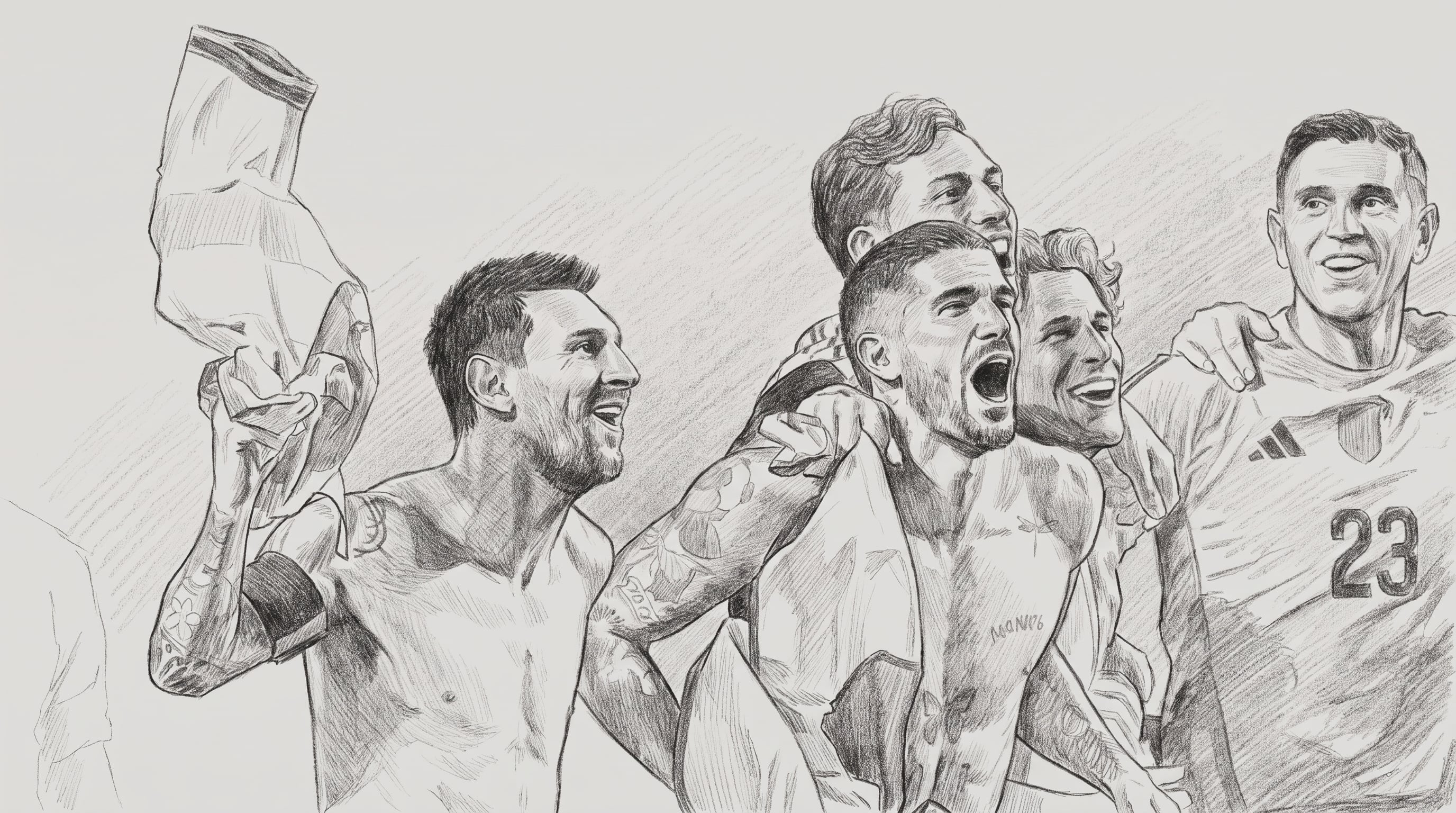 La selección argentina terminó festejando después de otro sufrido partido (Imagen Ilustrativa Infobae)