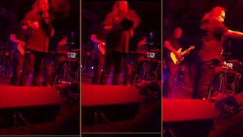 Vocalista de Los Acosta ofrece disculpa tras expulsar a fanático que lanzó un sombrero al escenario