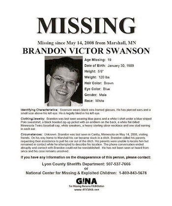Desaparición de Brandon Swanson