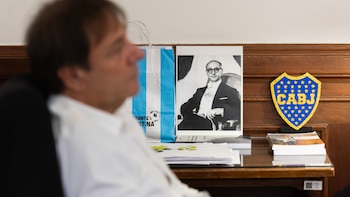 La foto del fallecido presidente