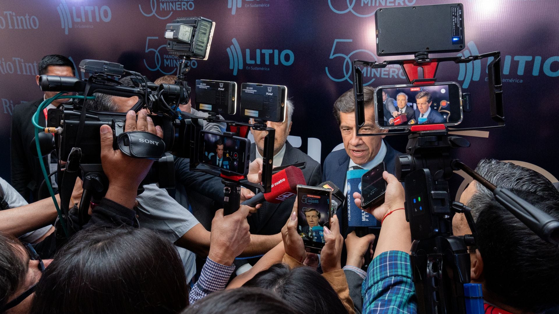 El gobernador de Jujuy, Carlos Sadir, presente en el evento Litio en Sudamérica