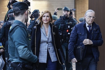 12/01/2026 La exconsellera de Justicia i Interior de la Generalitat Valenciana Salomé Pradas, a su llegada a los juzgados de Catarroja, a 12 de enero de 2026, en Catarroja, Valencia, Comunidad Valenciana (España). La exconsellera y el exjefe de gabinete de Carlos Mazón comparecen ante la jueza de la dana para un careo en el que han sido interrogados sobre las supuestas contradicciones en sus respectivas declaraciones sobre asuntos concretos de la gestión de aquella emergencia.
POLITICA
Rober Solsona - Europa Press