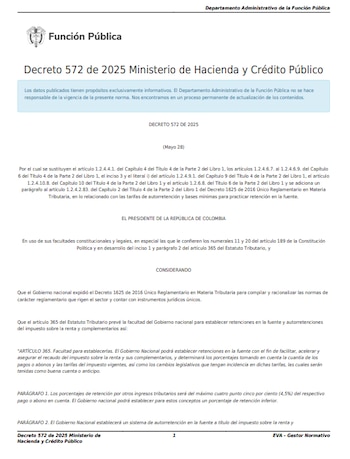 El decreto busca compilar y