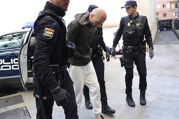 Imagen del acusado por el asesinato machista de Can Pastilla. (Isaac Buj - Europa Press)