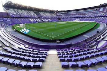 Vista del estadio José Zorrilla de Valladolid. EFE/ R. García/Archivo