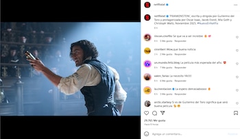 El primer vistazo de Frankenstein