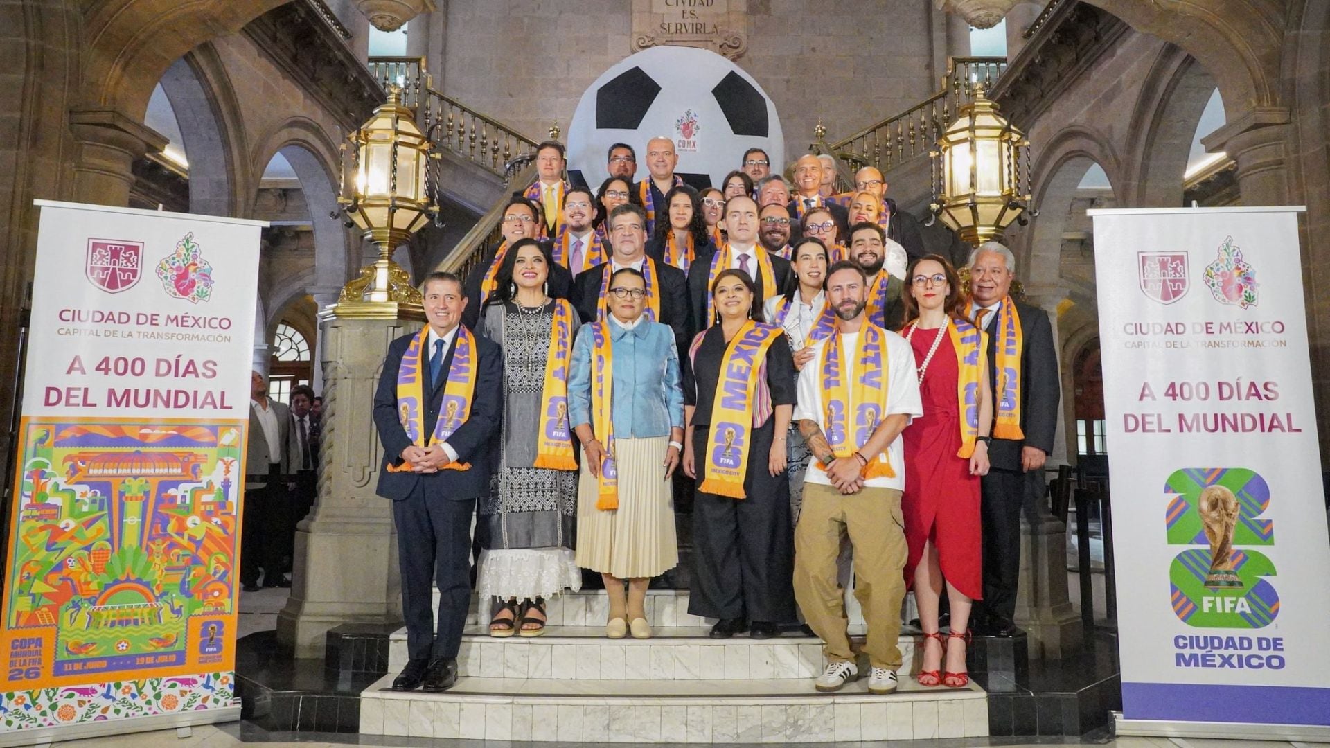 La CDMX se alista para el Mundial 2026 (X/ @ClaraBrugadaM)