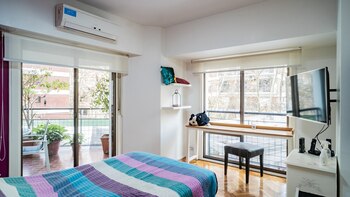 Dormitorios con salida a balcón