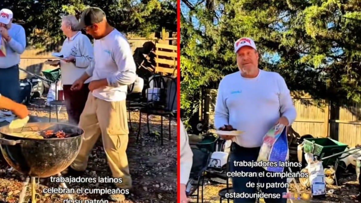 La escena contrasta con el discurso de odio que suele dominar el debate migratorio.