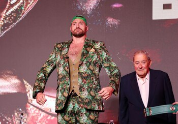 El boxeador Tyson Fury fue