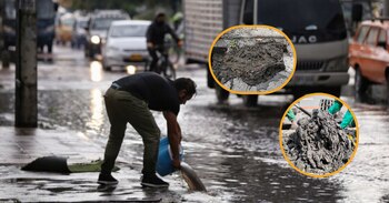 En Bogotá se han registrado múltiples inundaciones desde que comenzó la temporada de lluvias en el territorio nacional - crédito Colprensa