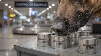 Detectan marihuana oculta en latas que simulaban mantequilla de maní en un aeropuerto dominicano