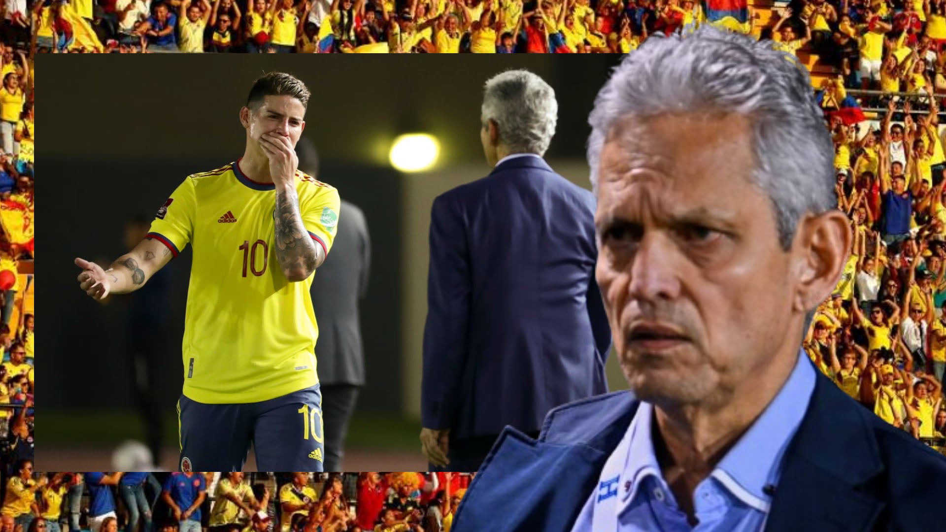 El técnico colombiano tuvo un paso que terminó de forma negativa. El estratega es recordado por bloquear a James de la selección-crédito Montaje Infobae