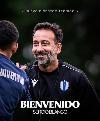 Sergio Blanco asumió como nuevo técnico de Juventud de Uruguay.