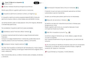 La declaratoria de emergencia del