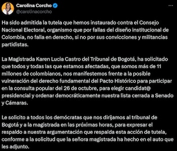 El Tribunal Superior de Bogotá