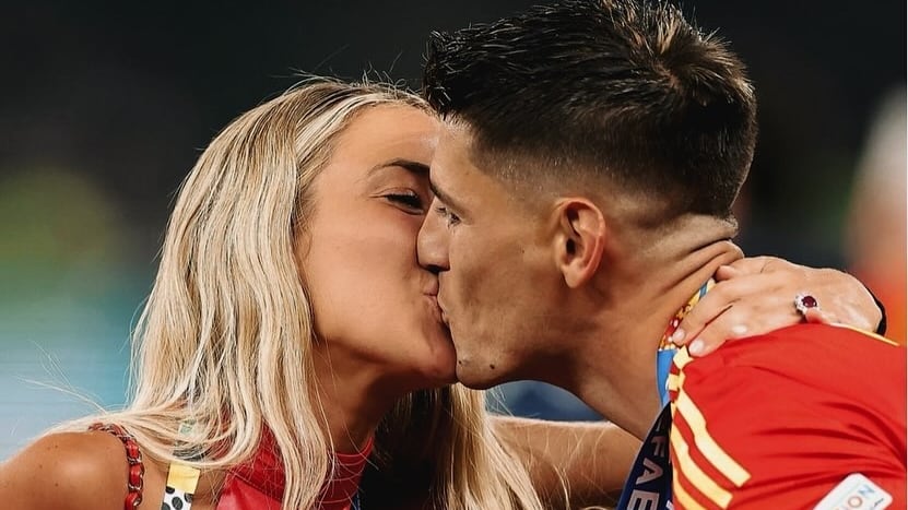 Alice Campello y Álvaro Morata, en una fotografía de redes sociales (Instagram/ @alicecampello)