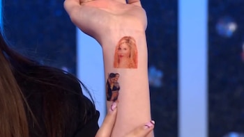 Una fan se tatuó a Fede Bal y Laurita Fernández