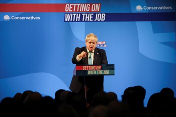 British Prime Minister Boris Johnson