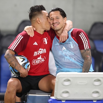 Christian Cueva y Gianluca Lapadula