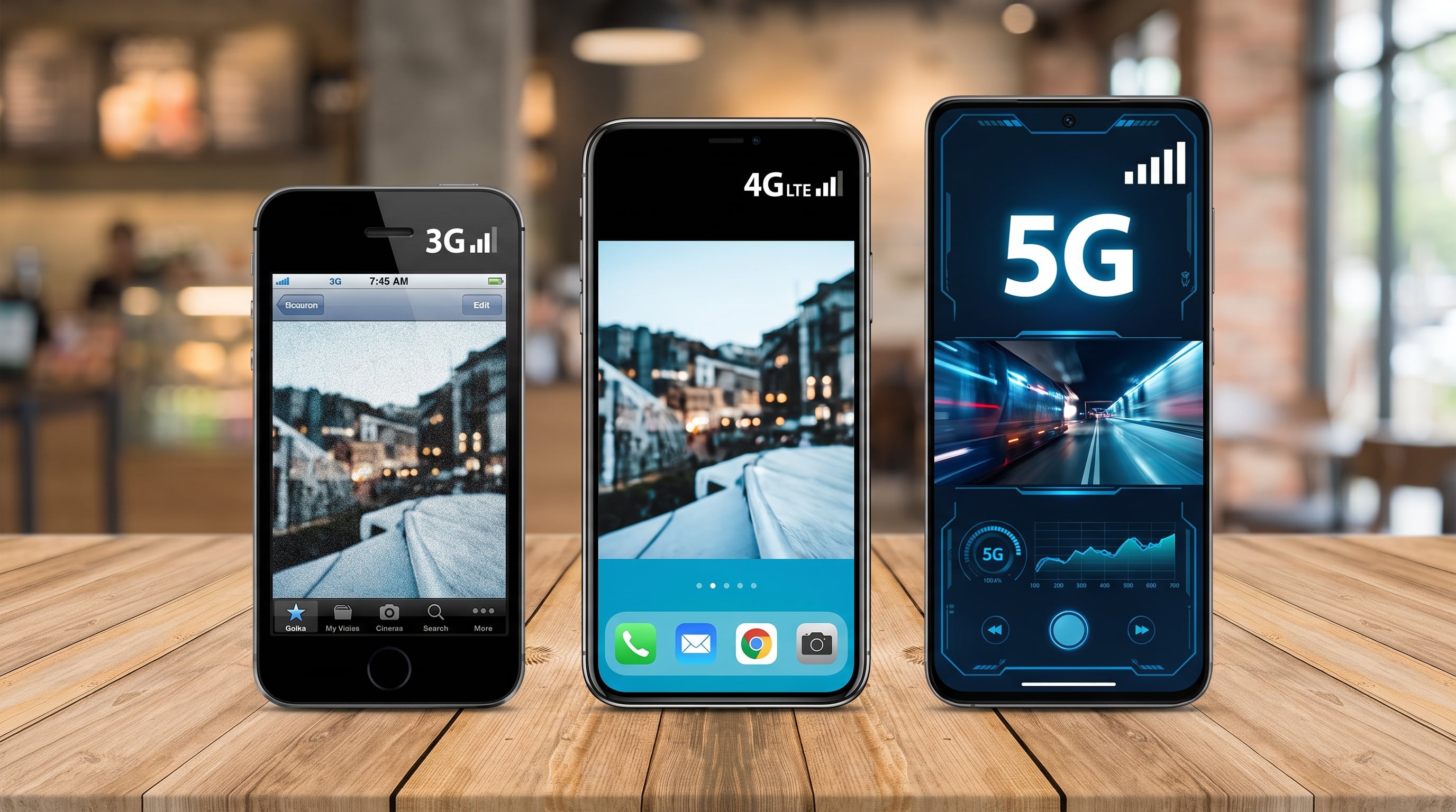 Qué significa 3G, 4G y 5G cuando aparece en la pantalla del celular