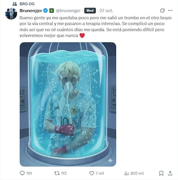 La tromboaspiración no logró eliminar