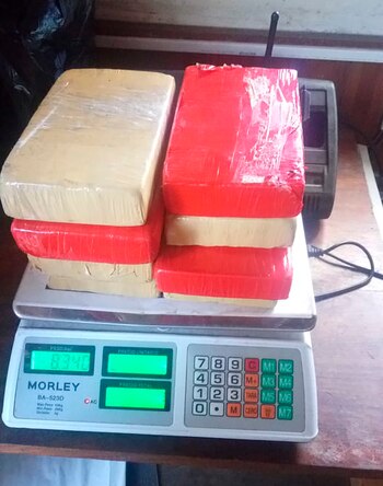 Los efectivos de Gendarmería encontraron