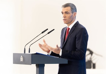 El presidente del Gobierno, Pedro
