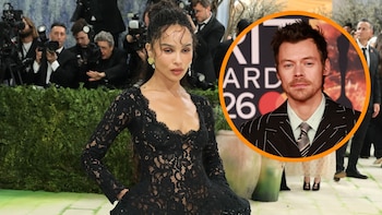 Zoë Kravitz acude a la Met Gala y oculta su anillo de compromiso que le dio Harry Styles
