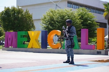 El operativo se extendió por el Valle de Mexicali hasta los límites con Sonora, con vigilancia reforzada en puntos estratégicos. (Crédito: Redes sociales)