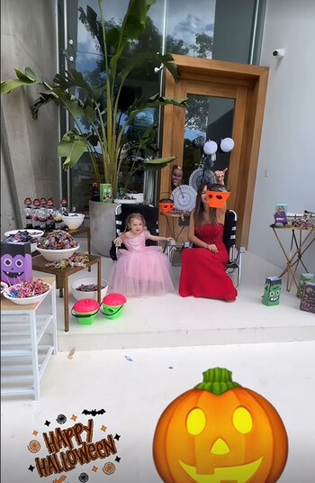 Pampita armó diferentes mesas con