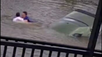 Un vecino logró rescatar al