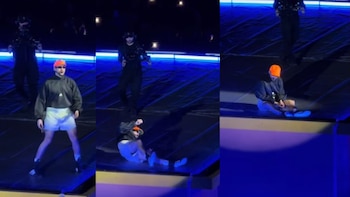 El puertorriqueño sufrió un resbalón