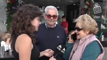 Durante una entrevista improvisada por