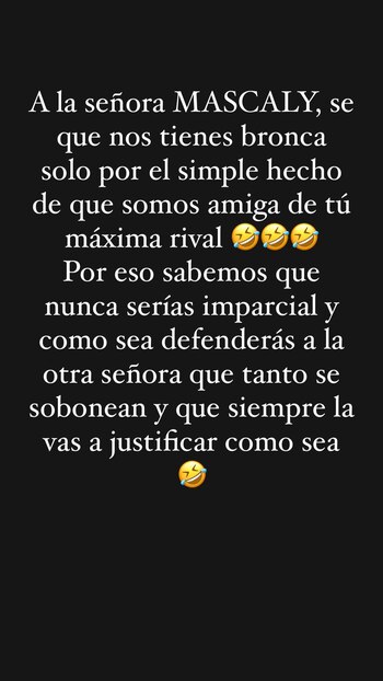 Olenka Cuba cuestionó la parcialidad