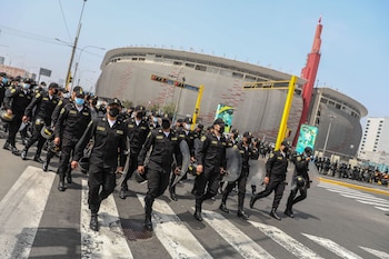1700 policías ayudarán con la seguridad en el estadio Nacional. (Foto: Andina).