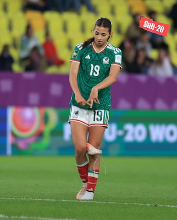 Montserrat Saldívar anota el 2-0 frente a Benín (Miseleccionfem)