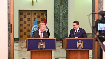 Guterres certifica en Bagdad el