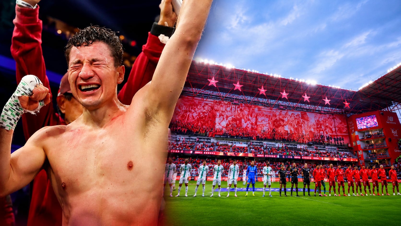 Tras coronarse como campeón del mundo ligero por parte del CMB, surgió el rumor de que William Camarón Zepeda realice su primera defensa en el Estadio Nemesio Diez de Toluca (Especial)