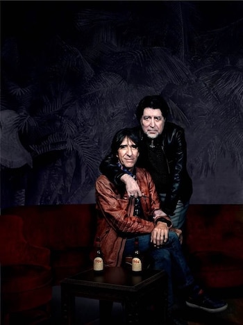 Fotografía de Joaquín Sabina y Benjamín Prado juntos. (Europa Press)