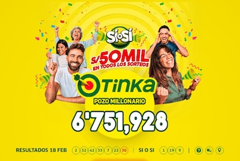 La Tinka 18 de febrero