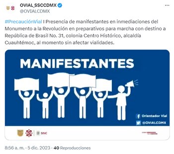 La Policía capitalina monitorea la