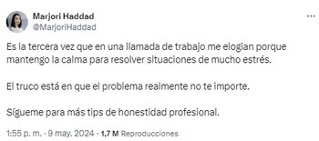 "El truco está en que