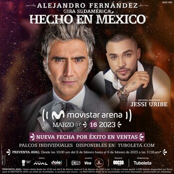 Alejandro Fernández llegará a Bogotá