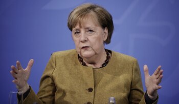 La canciller alemana Angela Merke.