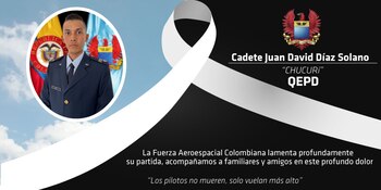 Imagen homenaje del cadete Juan