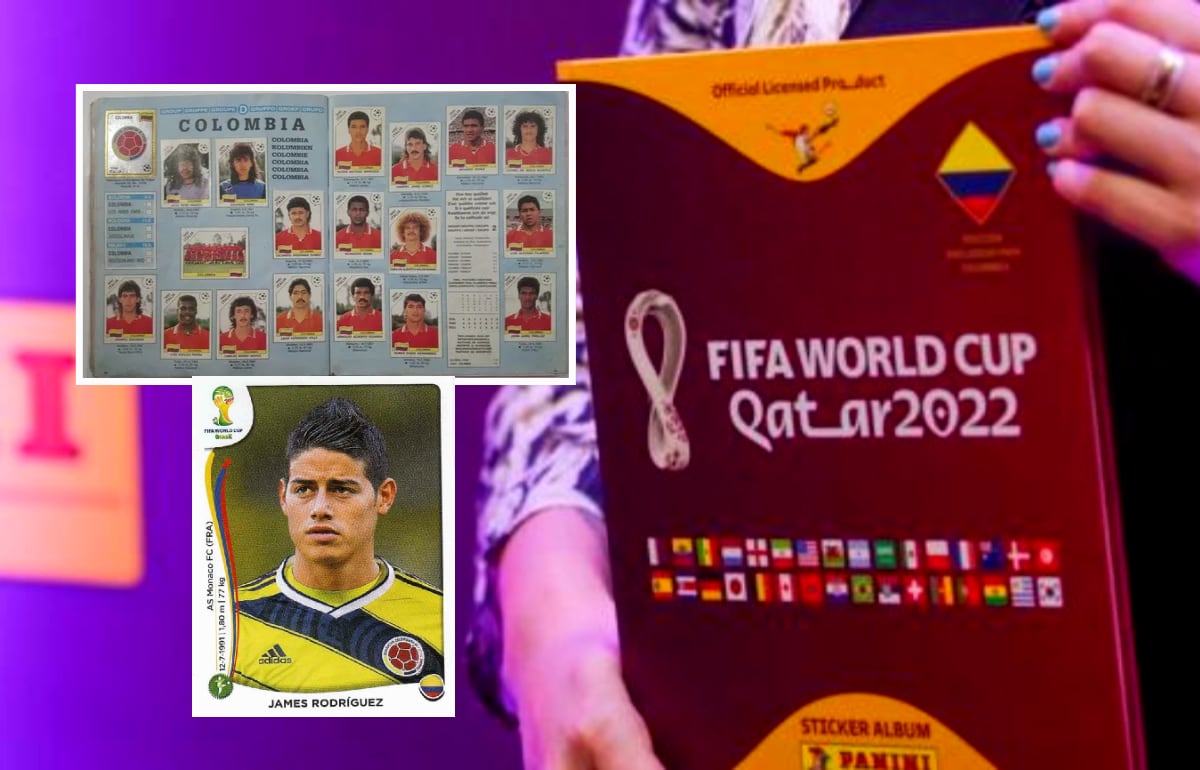 Colombia ha aparecido en cinco ediciones de este coleccionable - crédito Panini/RedesSociales